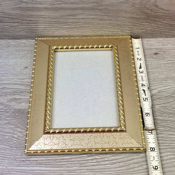 Photo Frame Ornate Gold-Tone Table Top Wall Mount Picture Display Home Décor - Picture 15 of 15